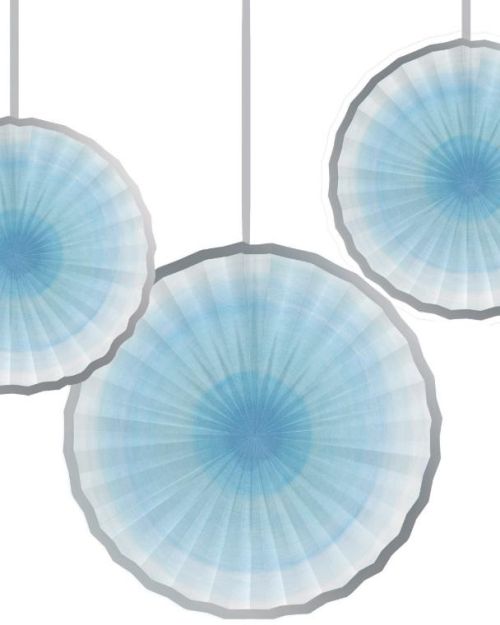 One Little Star Boy Hanging Paper Fans