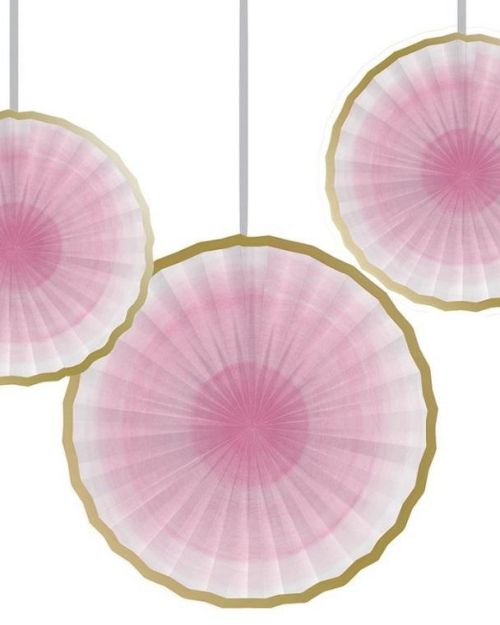 One Little Star Girl Hanging Paper Fans