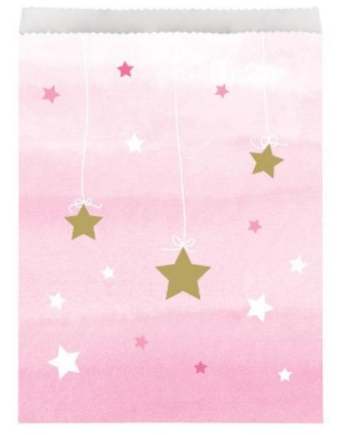 One Little Star Girl Treat Bags 10pk