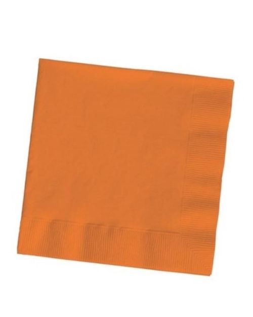 Orange Beverage Napkins 40pk