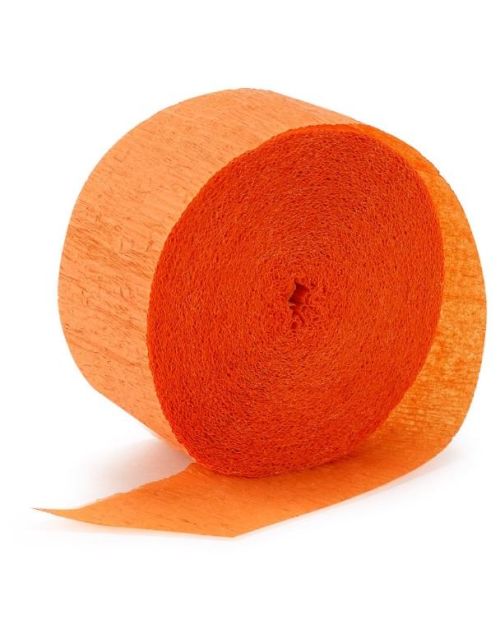 Crepe Paper Streamer – Orange