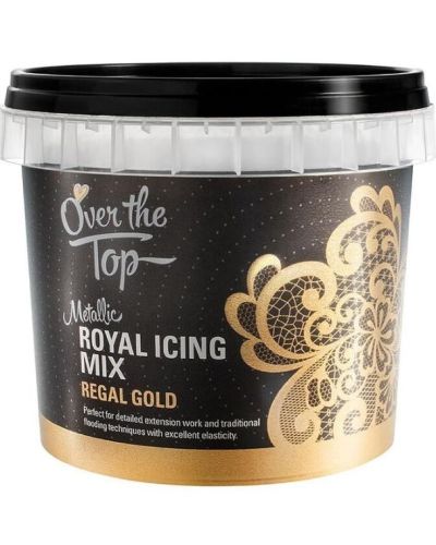 Over The Top Metallic Royal Icing Mix – Regal Gold