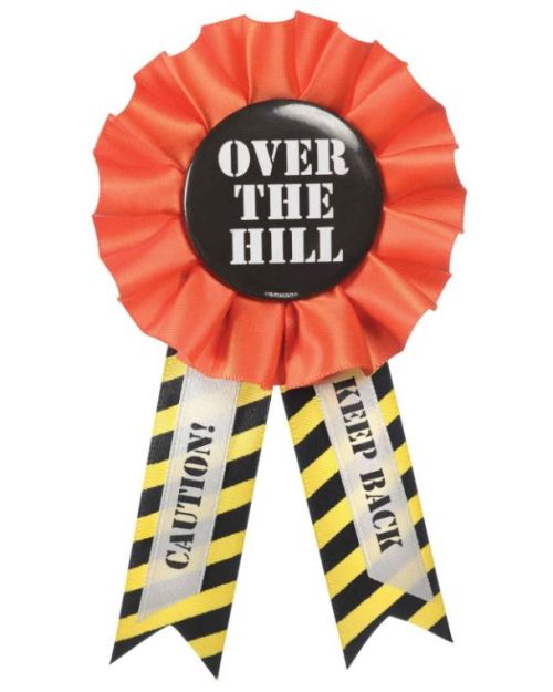 Over The Hill Award Ribbon