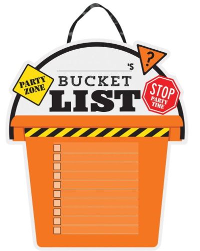 Over The Hill Bucket List Sign