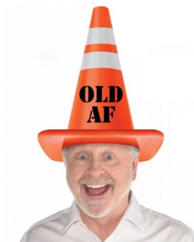 Over The Hill Giant Road Cone Hat