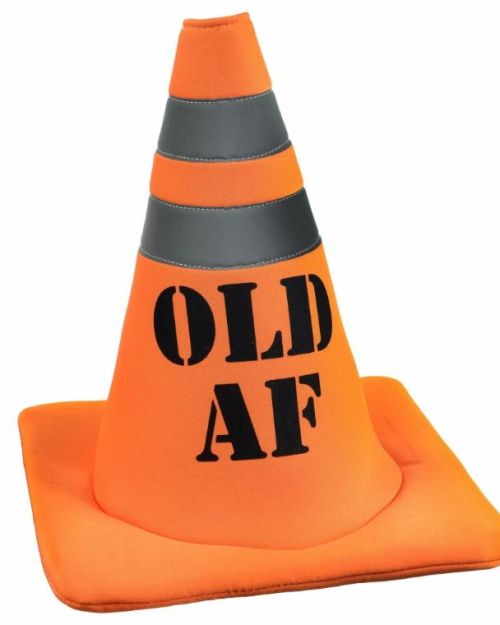 Over The Hill Giant Road Cone Hat
