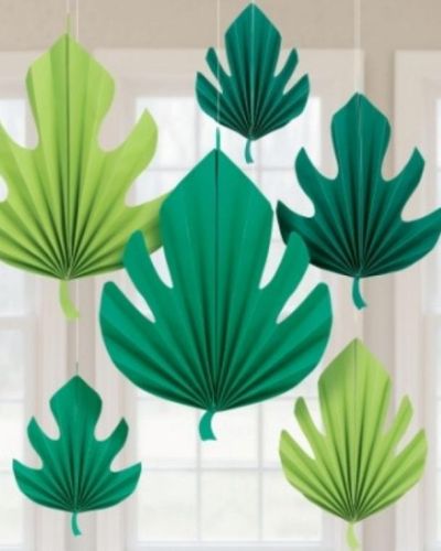 Palm Leaf Shaped Fan Decorations