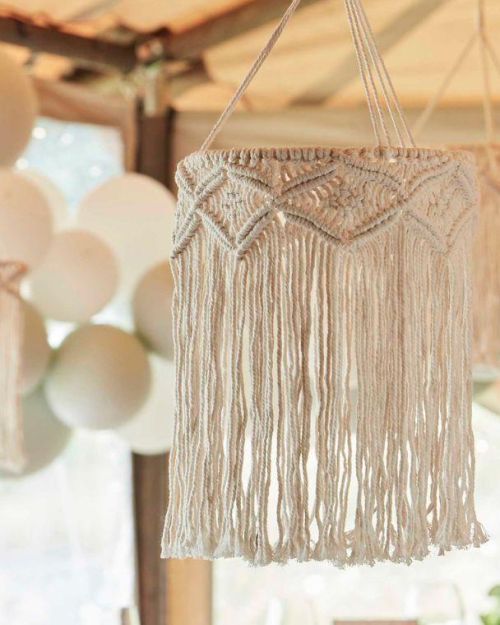 Pampas Macrame Chandelier