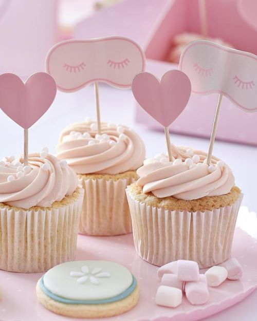 Pamper Party Cupcake Toppers 12pk
