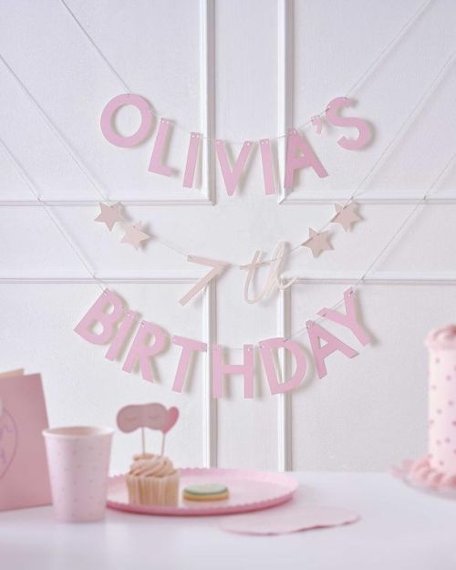 Pamper Party Customisable Bunting