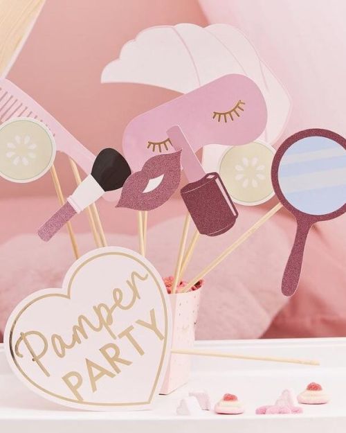 Pamper Party Photo Booth Props