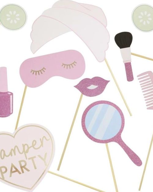 Pamper Party Photo Booth Props
