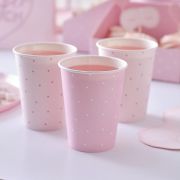 Pamper Party Polka Dot Cups 8pk