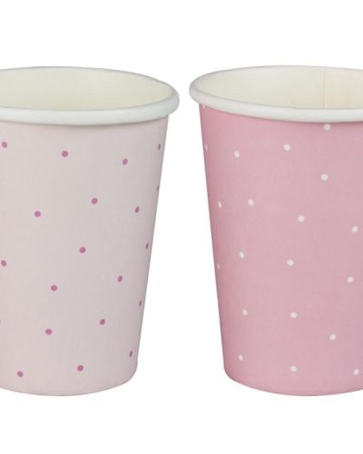 Pamper Party Polka Dot Cups 8pk