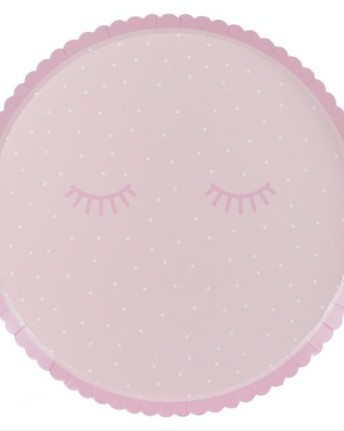 Pamper Party Polka Dot Plates 8pk