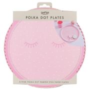 Pamper Party Polka Dot Plates 8pk