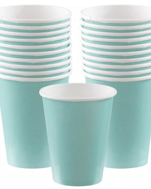 Paper Cups 20pk – Robin’s Egg Blue