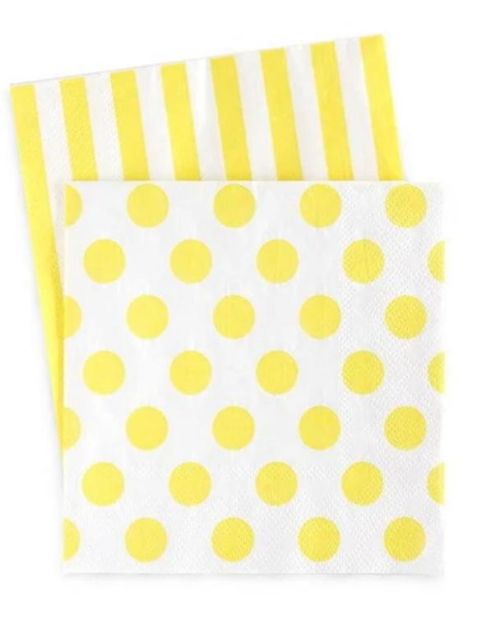 Paper Eskimo Beverage Napkins 20pk – Limoncello