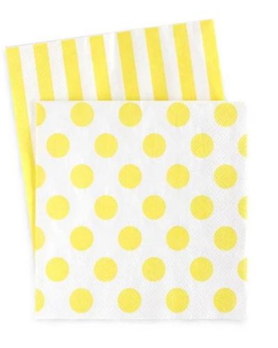 Paper Eskimo Beverage Napkins 20pk – Limoncello