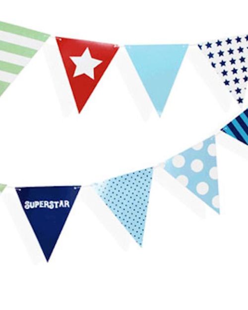 Paper Eskimo Party Flags