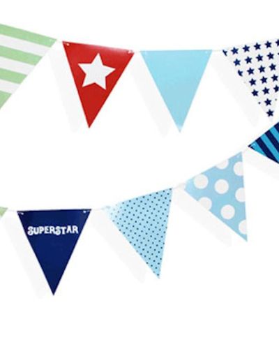 Paper Eskimo Party Flags