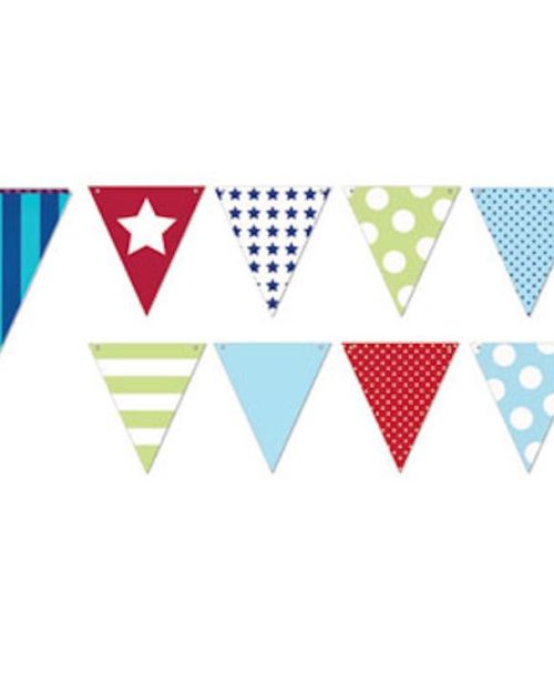 Paper Eskimo Party Flags