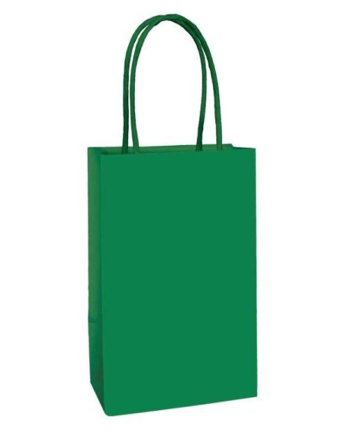 Paper Kraft Treat Bags 8pk – Festive Green