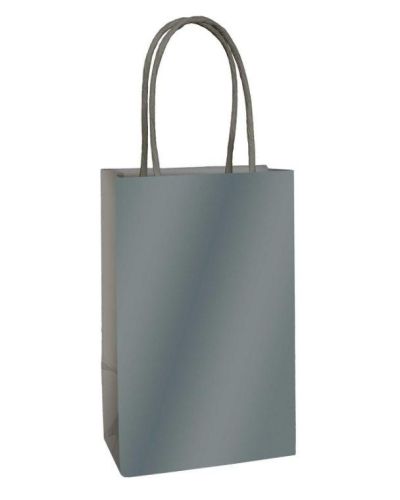 Paper Kraft Treat Bags 8pk – Silver