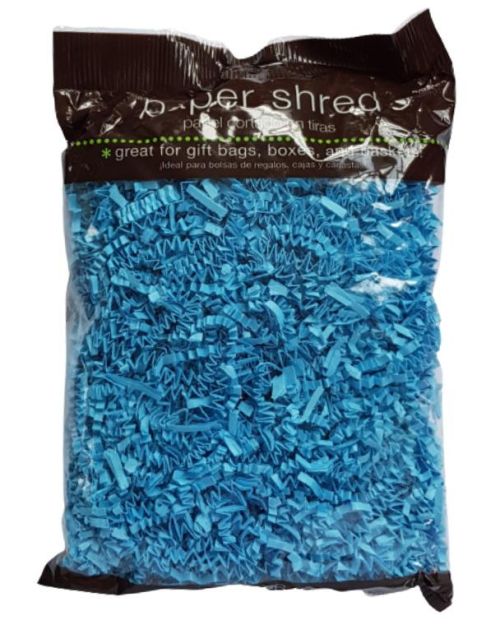 Shredded Paper – Blue