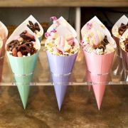 Paper Snack Cones 10pk Mint Green