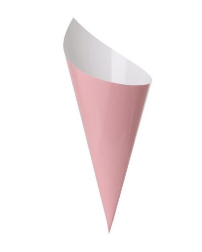 Paper Snack Cones 10pk Classic Pink