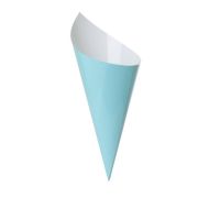 Paper Snack Cones 10pk Pastel Blue