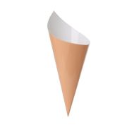 Paper Snack Cones 10pk Peach