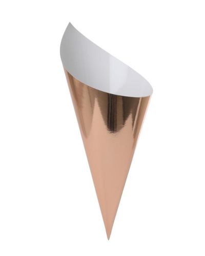 Paper Snack Cones 10pk Rose Gold