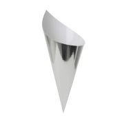 Paper Snack Cones 10pk Silver