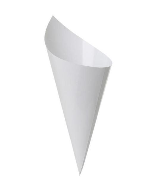 Paper Snack Cones 10pk White