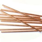 Paper Straws Rose Gold Foil 10pk