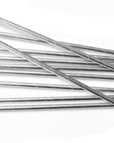 Paper Straws Silver Foil 10pk