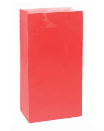 Paper Treat Bags 12pk Red