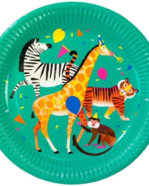 Party Animals Dinner Plates 8pk