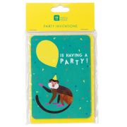 Party Animals Invitations 8pk