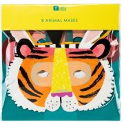 Party Animals Masks 8pk
