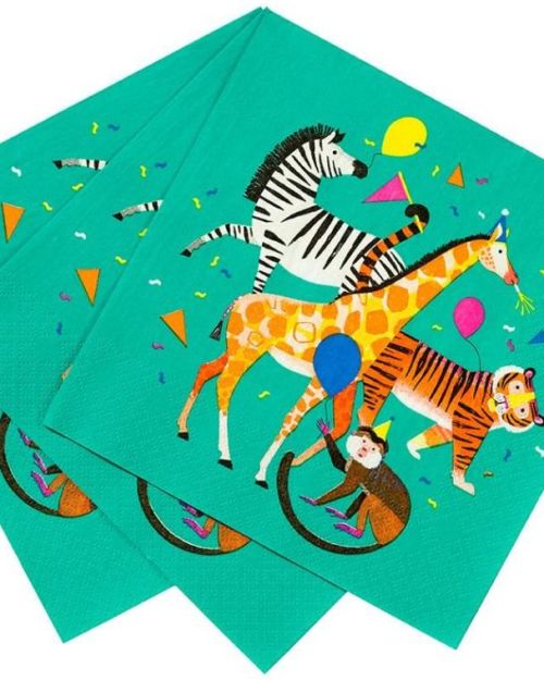 Party Animals Napkins 20pk