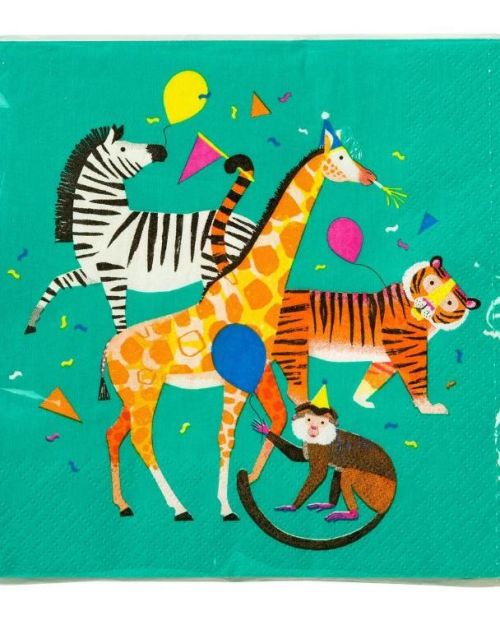 Party Animals Napkins 20pk