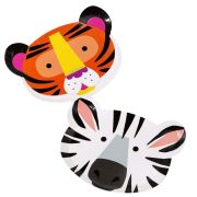 Party Animals Shaped Plates 12pk