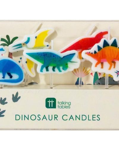 Party Dinosaurs Shaped Candles