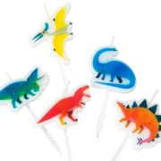 Party Dinosaurs Shaped Candles