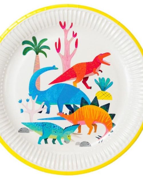 Party Dinosaurs Dinner Plates 8pk