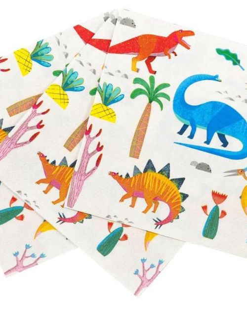 Party Dinosaurs Lunch Napkins 20pk