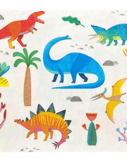 Party Dinosaurs Lunch Napkins 20pk
